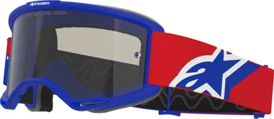 Obrázok produktu pre brýle VISION SAND, ALPINESTARS (modrá/červená/bílá, tmavě kouřové plexi) 2026