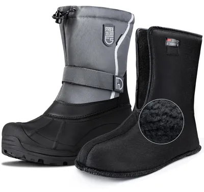 Produktbild von Winterstiefel Schneestiefel Schneeschuhe - Herren - Isoliert - Wasserdicht - Schwarz
