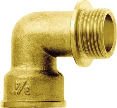 Produktbild von Winkelstück GEKA 90° Messing Innengewinde und Außengewinde 38 mm (1 1/2)"