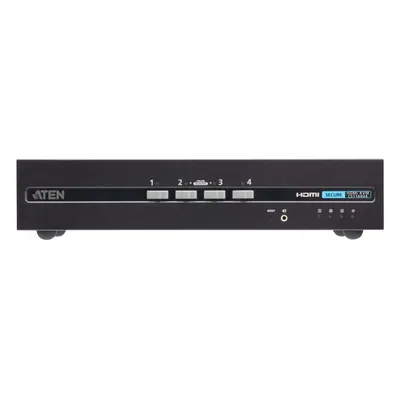 Zdjęcie produktu dla ATEN CS1144H4 4-portowy przełącznik KVM USB HDMI z dwoma wyświetlaczami