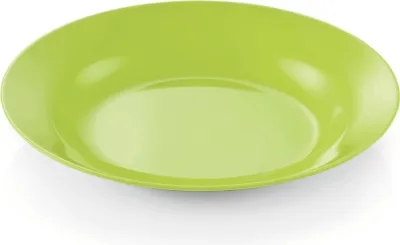 Zdjęcie produktu dla Talerz, melamina, Ø 20 cm, głęboki, do wyboru kolory: Talerz, głęboki, Ø 20 cm, zielony, melamina Wariant: Talerz, głęboki, Ø 20 cm, zielony