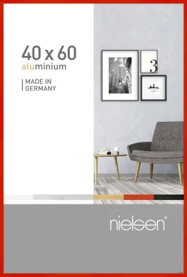 Produktbild von nielsen Aluminium Bilderrahmen Pixel, 40x60 cm, Tornado Rot