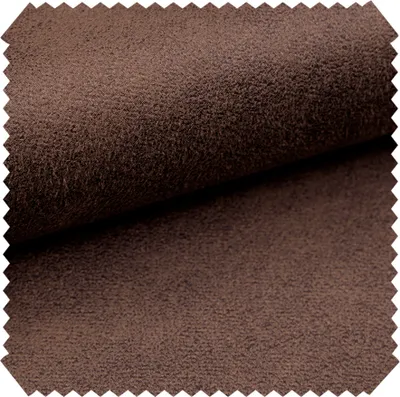 Produktbild von novely® MALOU Samtweicher Velours Polsterstoff - Möbelstoff in Antiker Vintage-Leder-Optik - Pflegeleichte Meterware 1lfm - Farbe: 03 Graubraun NOK
