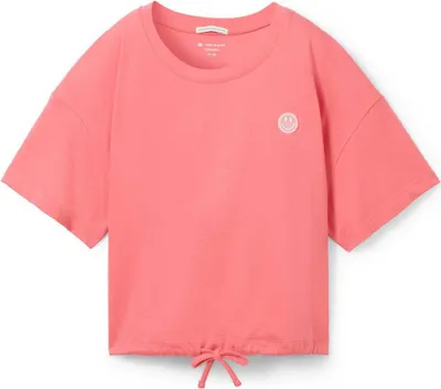 Produktbild von Tom Tailor Cropped Badge Kurzarm-t-shirt Rosa 152 cm Mädchen Rosa 152 cm