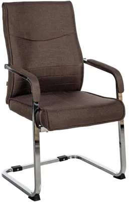 Produktbild von Besucherstuhl Hobart Stoff braun