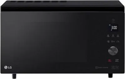 Produktbild von LG MJ3965BPS Mikrowelle, 4-in-1, Smart Inverter, maximal 1.850 W, Grill 950 W, Mirkowelle 1.100 W, 9 Liter Fassungsvermögen, Schwarz [+]