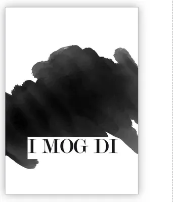 Produktbild von 4x Bayrische Liebeskarte: I mog di