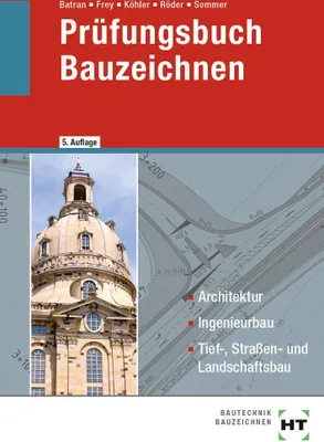 Produktbild von Prüfungsbuch Bauzeichnen