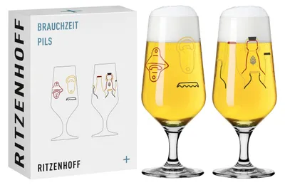 Obrázek produktu pro Sada Pivních Sklenic Brauchzeit #13, #14 By Ana Vasconcelos