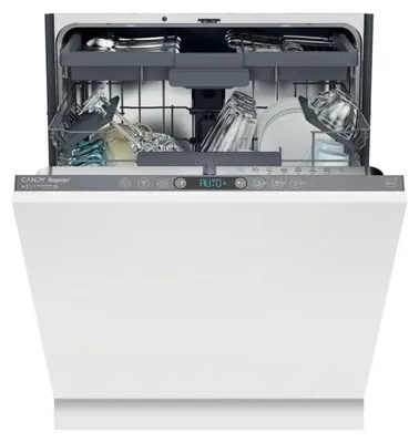 Image de Lave-vaisselle Tout Encastrable CANDY CI 4C4F1A Rapido, 14 Couverts, 60cm, 44 dB, , Tiroir à Couverts, Induction