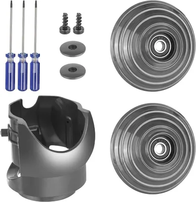 Obrázek produktu pro Náhradní kuličkové kolo, kuličkové kolo, připojení hlavy vysavače, sada příslušenství V-kolo pro Dyson V10 V11 V15 náhradní díly, příslušenství vysavače, nástavce vysavače Dyson