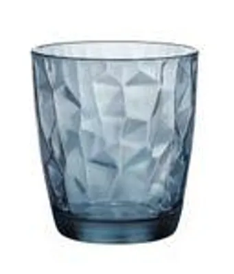 Obrázok produktu pre Bormiolio Rocco Gläser Set Diamond 6 Stk. (Farbe Ocean blau, Trinkgläser 305 ml)