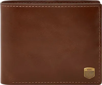 Produktbild von FOSSIL Geldbörse Hayes Coin Pocket Bifold Wallet Brown braun