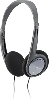 Produktbild von Panasonic On-Ear Kopfhörer HT090E-H, 5m Kabel, Leichtbau, 30mm Treiber, Lautstärkeregelung, Komfortpolster, TV- und HiFi-Headset