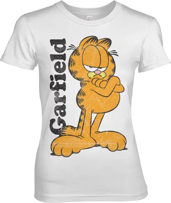 Obrázek produktu pro Dívčí tričko Garfield - X-Large - bílé
