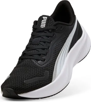 Produktbild von PUMA Pounce Lite  Jr kids indoor trainers 401512 01 Black-White , Schuhgröße:38.5 EU