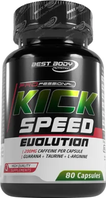 Produktbild von Best Body Nutrition - Professional Kick Speed Evolution Caps - 80 Stück/Dose