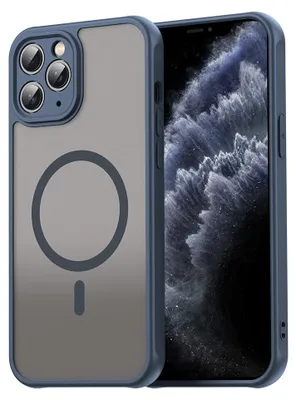 Produktbild von Techsuit – HaloFrost II MagSafe Schutzhülle für iPhone 11 Pro – dunkelblau