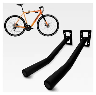 Produktbild von Lanco klappbare Fahrrad-Wandhalterung bis 25 kg – platzsparende Halterung für E-Bike, MTB und Rennrad – kompakte Wandhalterung inklusive Montagematerial und Softpolster