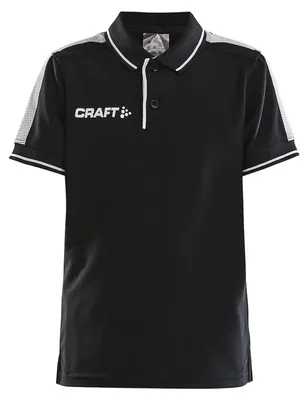 Produktbild von CRAFT Pro Control Poloshirt JR Black/White 134/140