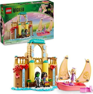 Produktbild von LEGO Wicked Glinda, Elphaba und Nessarose an der Shiz Universität, Bauset für Kinder ab 7 Jahren, Mit Minipuppen