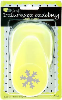 Image de Poinçon décoratif 5cm - flocon de neige