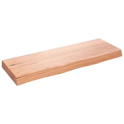 Zdjęcie produktu dla vidaXL Umywalka blat jasnobrązowy 80x30x(2-6) cm lite drewno impregnowane