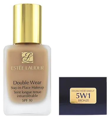 Produktbild von Estée Lauder Double Wear Stay-in-Place Longwear Matte Foundation, Flasche, Flüssigkeit, Jeder Hauttyp, Antiaugenringe, Anti-Rötung, 5W1, BRONZE