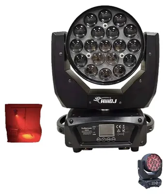 Produktbild von Beweglicher Kopflicht, DMX-Steuerung, RGBW-Effekte, 2 Lichter