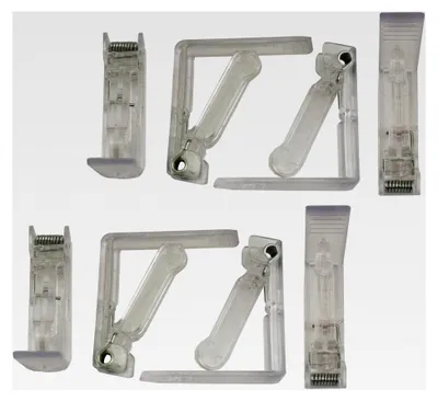 Produktbild von 8 Tischtuchklammern mit Feder, Tischtuchhalter, Tischdeckenhalter