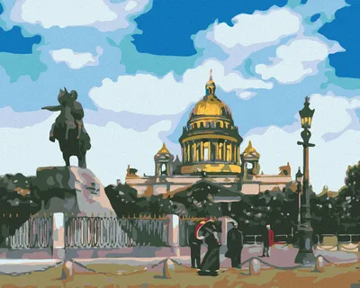Zdjęcie produktu dla Zuty - Painting by Numbers - PETROHRAD, 40x50 cm, płótno naciągnięte na ramę