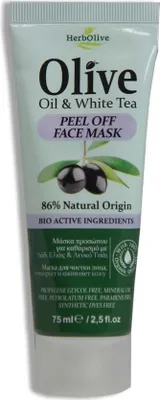 Zdjęcie produktu dla Herbolive Maseczka do twarzy Peel Off, oliwa z oliwek i biała herbata 75 ml