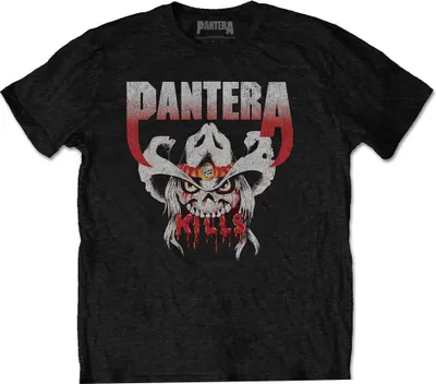 Produktbild von Pantera - "Kills Tour 1990" T-Shirt für Herren/Damen Uni RO7835 (XXL) (Schwarz)