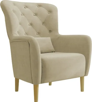 Produktbild von MIRJAN24 Sessel Hemdal, Relaxsessel, Elegant Armsessel, Fernsehsessel, Sitzmöbel (Farbe: Magic Velvet 2201)