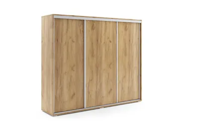 Zdjęcie produktu dla Szafa A24 craft złoty, przesuwna - 250 x 62 x 245 cm