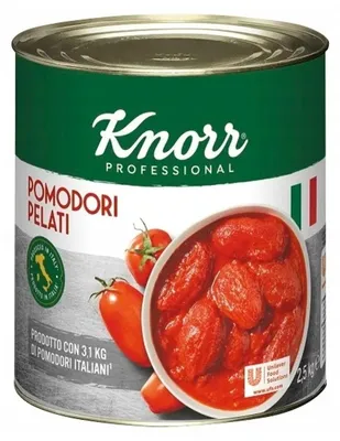 Image de Tomates entières pelées Knorr, 2,5 kg
