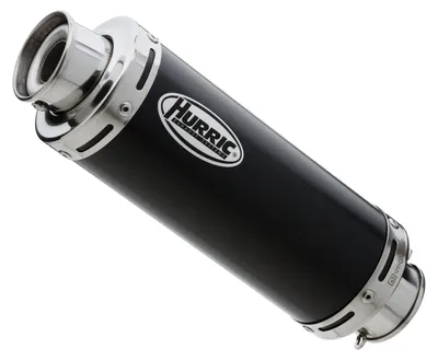 Immagine prodotto di Silenziatore posteriore Hurric Supersport in alluminio anodizzato nero