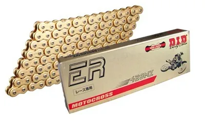 Produktbild von Did 428Nzg&B-130 Gold Kette (130 Glieder) Ohne O-Ringe (Offen + Verschluss)