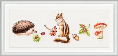 Obrázek produktu pro Sada křížkového stehu Dutch Stitch Brothers "Forest Friends 2 Aida", p
