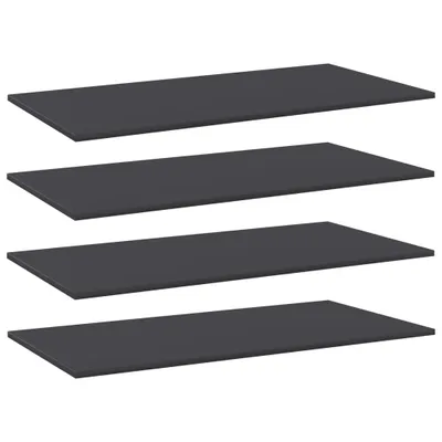 Produktbild von Bücherregal-Bretter 4 Stk. Grau 100x50x1,5 cm Holzwerkstoff