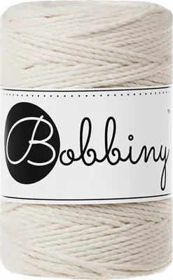 Obrázok produktu pre Bobbiny Macrame Cord 1,5 mm 100 m Natural Špagát
