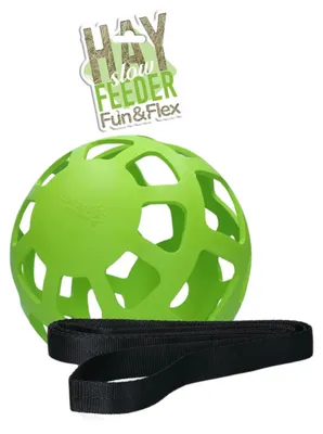 Zdjęcie produktu dla Hay Slow Feeder Fun & Flex – zabawka i slow feeder dla konia-Zielony