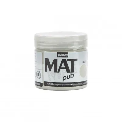 Produktbild von Pébéo Mat Pub Acrylfarbe, 140 ml, Warmgrau