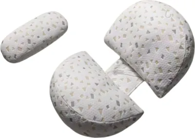 Produktbild von Ergonomisches Schwangerschaftskissen – H-förmig Body Pillow – Seiten- und Rückenunterstützung – Verstellbares Stillkissen – Grau
