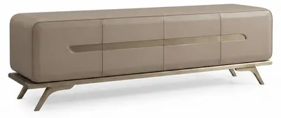 Obrázek produktu pro Nízky televizní stolek, moderní design, kovové nohy, obývací pokoj,