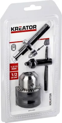 Produktbild von Ersatzbohrfutter Zahnkranzbohrfutter 1,5-13mm 1/2-20UNF + Bohrfutterschlüssel - 1,5-13mm 1/2-20UNF Spannschlüssel