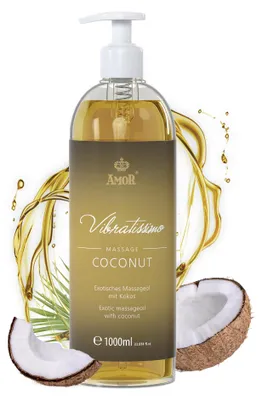Vibratissimo Vibratissimo “Coconut” olio da massaggio esotico al cocco, 1 – immagine 1