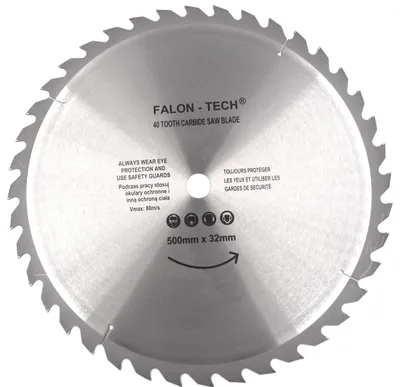 Produktbild von Falon-Tech Kreissägeblatt FTBW50040 Hartmetallbestückt 500mm