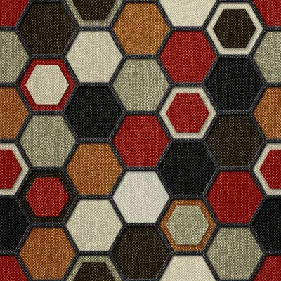 Productafbeelding van BUITENSTOFFEN OXFORD - Motief: geometrisch, model 18