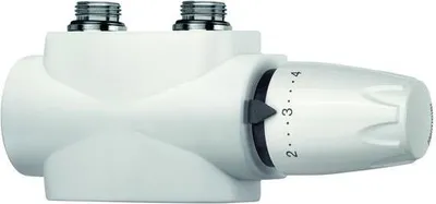 Produktbild von HEIMEIER Ventil Multilux 4-Set Zweirohr- und Einrohr, weiß RAL 9016